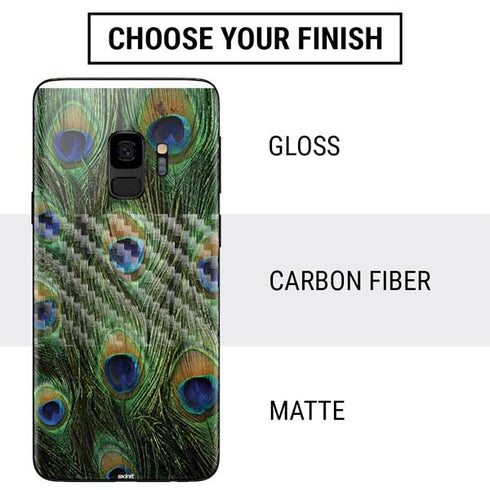 Peacock Animal Print Galaxy S9 Skin